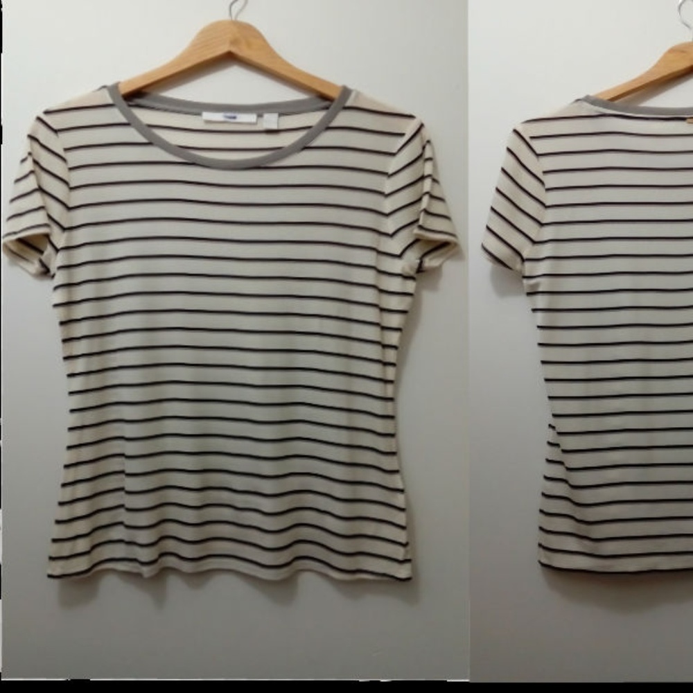 BOSS Enala Ribbed Tee - Picture 3 of 8